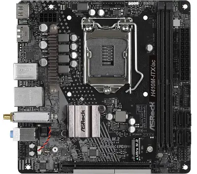 itx h410m asrock intel lga motherboards h410 itxac ibs