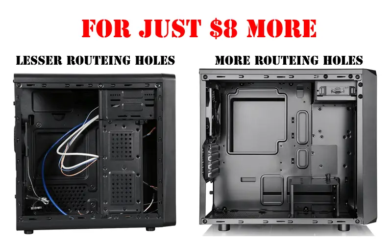 Use A Good Case With Proper Cable Management System Use A Good Case With Proper Cable Management System