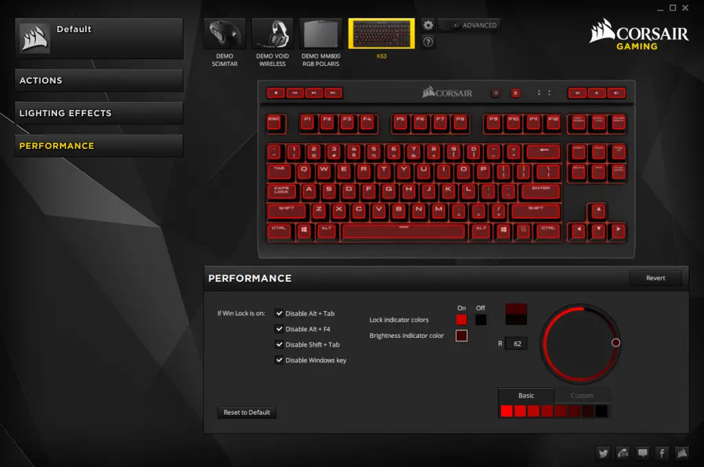 Corsair K63 18