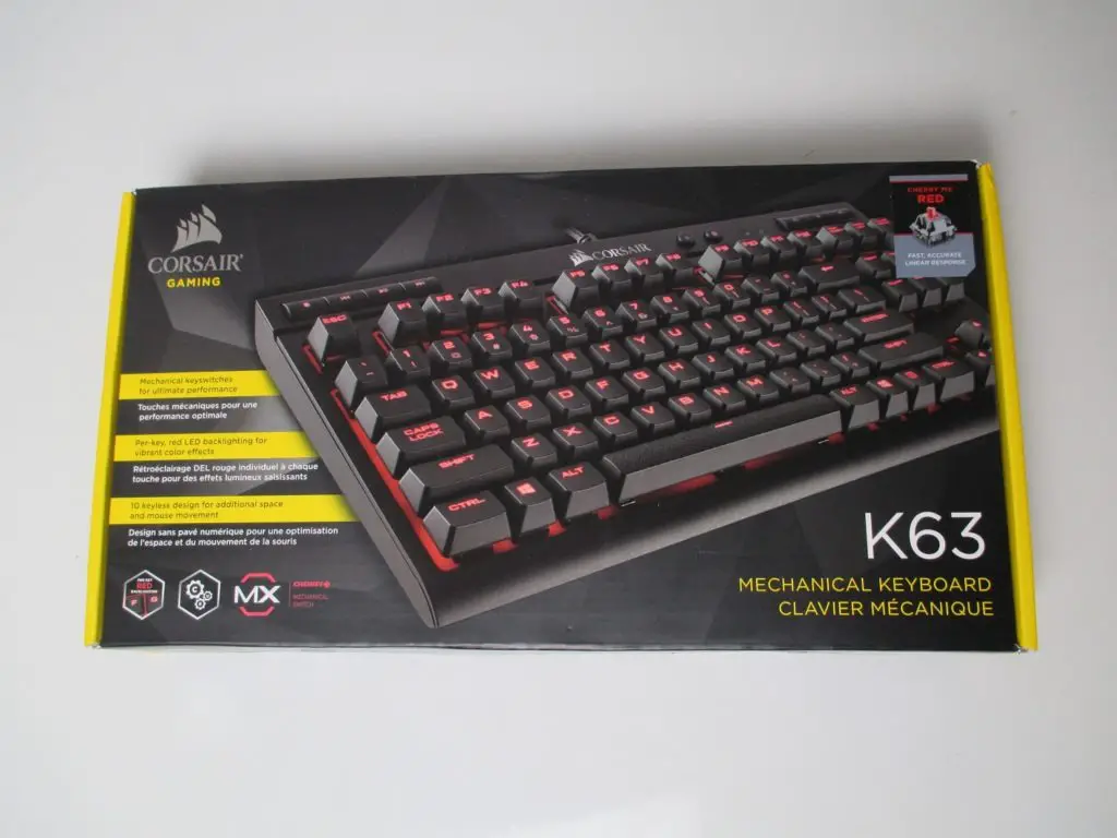 Corsair K63 Packaging