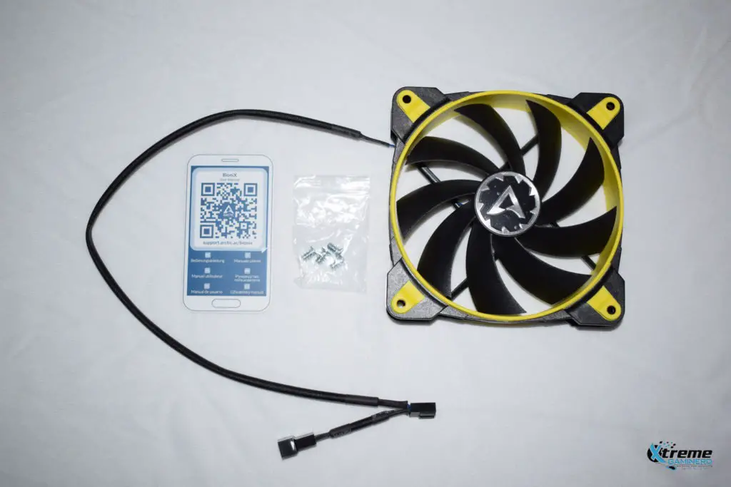 Arctic BioniX F120 gaming fan unboxing