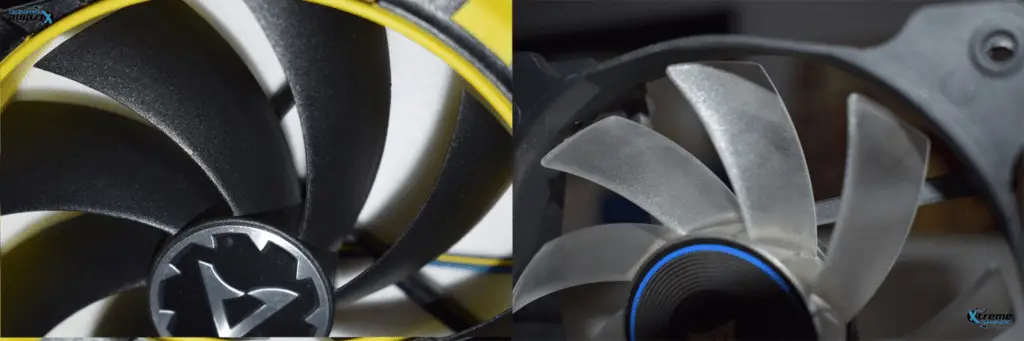 Corsair AF120 vs BioniX F120 Fan blades
