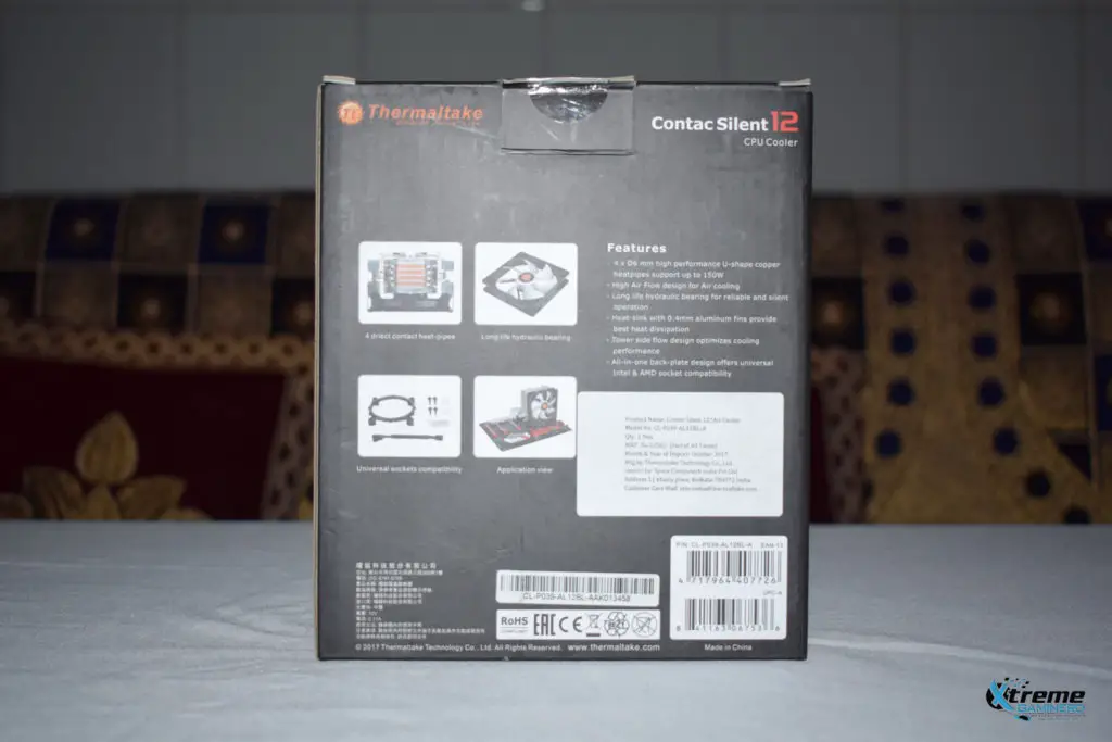 Thermaltake Contac Silent 12 box back