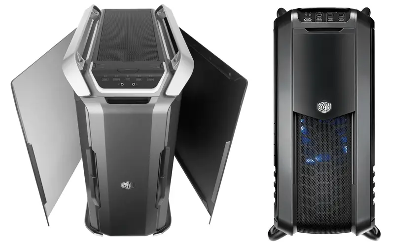 Cooler Master C700P vs Cosmos II front panels