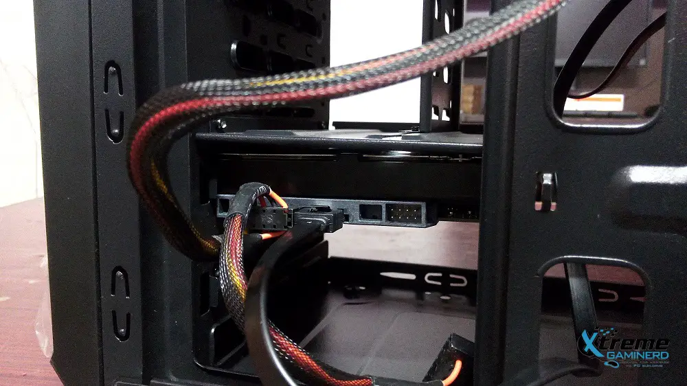Connecting the SATA cables