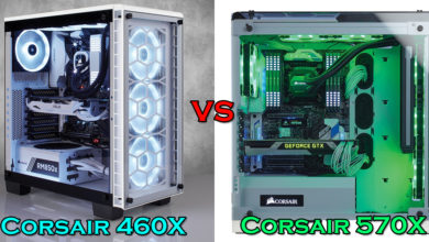 Corsair 460X vs 570X case