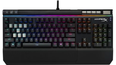 HyperX Alloy Elite RGB gaming keyboard
