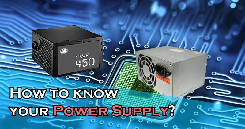 How to know what power supply to get squid wicked game