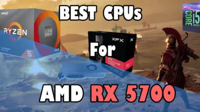 Best CPUs for AMD RX 5700