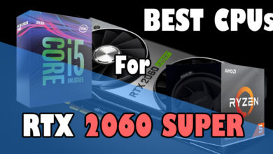 Best CPUs for RTX 2060 Super