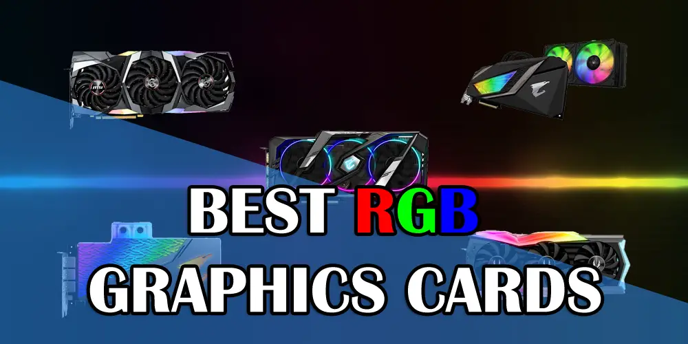 Introduction Today, we see almost everything as RGB in the PC industry. Not even a single component except the processor is spared without it. You can build a fully RGB PC build today including the peripherals and that makes it even more exciting. One of the main PC parts, the Graphics card is highly encouraged to be exposed to the eyes of the seer. It's the favourite component of every gamer and the more aesthetics it brings to the PC, the better the PC looks. Fortunately, from several manufacturers now you can get unique and good looking graphics cards and in this post, I am going to share a list of graphics cards that excel in that. These graphics cards not only bring beautiful design but also RGB lighting so that you can enjoy your colourful PC along with enjoying your game. ASUS ROG STRIX GeForce RTX 2060 SUPER Check Amazon Price Starting off the list we have the RTX 2060 Super from Asus. Asus ROG Strix cards are the most overclocked graphics cards on the market. Right now it's very difficult for any other edition to beat it in performance. It's also one of the first to feature RGB lighting and unmatched aesthetics. Asus ROG Strix cards are generally costlier than the other editions but they are worth every dollar. The ROG Strix 2060 Super is a perfect 1440p card which features 3 fan design having a full black shroud over the aluminium heatsink that has copper heat pipes for more heat dissipation. The shroud over it features 6x RGB lighting zones which produce gorgeous effects and can be controlled by Asus Aura Sync software. The backplate of the card has a ROG logo that features RGB lighting too. You can switch between Static, Breathing, Strobing, Colour Cycle, Music effect and GPU temperature modes according to your taste. Specs-wise, it features a base clock of 1470MHz and OC Mode boost clock of 1860MHz which is currently the highest on RTX 2060 Super. BUY ASUS ROG STRIX RTX 2060 SUPER FROM AMAZON GIGABYTE AORUS GeForce RTX 2070 Super 8G Check Amazon Price Perhaps the most gorgeous RGB edition card from any manufacturer you can get is the Aorus edition from Gigabyte. Gigabyte is very famous for producing budget triple fan graphics cards and they perform very well for their price but the Aorus edition means you get the best aesthetics and performance at the same time. This edition is not faster than the Asus ROG Strix one but it features better RGB lighting and better design. The heavy aluminium heatsink uses several copper heat pipes for heat dissipation and the shroud is designed like an old-fashioned steam engine train. The card uses 3 fans and each of them dedicatedly uses ring RGB lights which isn't present in most of the RGB graphics cards. The middle fan has the Aorus logo on the top of the shroud which also lights up with various colours. The side of the card which will be visible to the eyes if you mount your GPU horizontally like most of us do will expose the Aorus logo which will sync with the lights on the shroud and the fans. There are 12 different effects as presets you can choose from using the Gigabyte App Center. Specs-wise it features a core clock of 1905MHz whereas the reference version of RTX 2070 Super features 1770MHz. It has 8GB of GDDR6 memory with a bandwidth of 448GB/s. It will provide you with around 10-15% more performance than RTX 2060 Super. BUY GIGABYTE AORUS RTX 2070 SUPER 8G FROM AMAZON ZOTAC Gaming GeForce RTX 2080 AMP Extreme Check Amazon Price It's hard to find a good RGB GPU from Zotac nowadays, but there is still an edition for the RTX 2080 which excels our expectations in aesthetics. The AMP Extreme edition is a triple-fan card with a dense heatsink that is built for performance. Although, Zotac cards do not generally beat the high-end editions from other manufacturers but they are still very close. The Zotac RTX 2080 AMP Extreme edition is a great 1440p and 4K card that will not only help you achieve 100+fps in most of the games but will also light up your rig from the inside. The shroud is black in colour which uses thick lighting zones. These use addressable RGB LEDs that can be controlled using the FireStorm Utility. There are a total of 4 lighting zones on it including the side where ZOTAC GAMING logo is visible. There are numerous effects to choose from such as Cycle, Rainbow, Marquee, Drip, Dance, Slite, Static, Flash, Breethe, Fade, Wink, Flash and Shine. Specs-wise, it features 8GB of GDDR6 memory with a memory clock of 14.4Gbps and with a boost clock of 1905MHz on the core. It uses dual 8-pin power connectors as its TDP is 280 watts. So, be sure to use the recommended power supplies for it. BUY ZOTAC GAMIING RTX 2080 AMP EXTREME FROM AMAZON MSI Gaming GeForce RTX 2080 Super Gaming X Trio Check Amazon Price Just as we have special RGB editions from Asus, Zotac and Gigabyte, we too have the Gaming X Trio edition from MSI and it's the same 3 fan card with RGB LEDs on the shroud. One of the best feats of MSI heatsinks of GPUs as well as CPU coolers is that it uses very reliable aluminium fins and as a user of MSI Frozr L cooler and MSI GTX 1080 Ti, I have been never disappointed by their cooling. The Gaming X Trio edition of RTX 2080 Super features 5 different lighting zones including the side one where the MSI and Dragon logo is visible. The lighting effects and colours can be changed through the MSI Dragon Center and you can choose from different effects such as Rainbow, Steady, Breathing, Flash, Double Flash, Patroling and Streaming. Specs-wise, it features a little better specs than the original RTX 2080 with 15.5Gbps of memory speed, 3072 Cuda Cores, 8GB of GDDR6 memory and a boost clock of 1845MHz. BUY MSI GAMING RTX 2080 SUPER GAMING X TRIO FROM AMAZON AORUS RTX 2080 Ti Xtreme WATERFORCE WB 11G Check Amazon Price If you already know how to set up a custom water loop then you will be even more amazed because Gigabyte has brought the ultimate Aorus Waterforce edition for the RTX 2080 Ti which is currently the fastest GPU on the planet. As I said, the Aorus edition cards are on the next level of aesthetics and the water block of the Xtreme Waterforce edition uses so many zones for RGB lighting. It's literally RGB everywhere and there is no match for this card. This card is for those who don't have any limitations on budget and want to achieve the highest clock speeds with the best aesthetics. The custom water-cooled graphics card runs cooler and runs more consistently on a particular frequency for a long time. Gigabyte actually has two variants of RGB water-cooled RTX 2080 Ti where the other one is an AIO cooled GPU which doesn't need any custom procedure as it comes with a radiator but has somewhat inferior aesthetics. But that edition still looks sick for so many reasons. Both of these cards feature the same specs and you can buy whichever you like the most. I have listed the other version below: AORUS RTX 2080 Ti Xtreme WATERFORCE 11G Check Amazon Price   BUY AORUS RTX 2080 Ti XTREME WATERFORCE 11G FROM AMAZON Conclusion I believe that PC building today is not just about performance, it's also about looks and it's true because no one would like to show off an ugly and unorganized build to someone. If one can afford good looking PC parts, then he should because we don't build PCs every month. As the graphics card is the most important gaming component, more priority should be given to it. You should not only look at the performance but also at the design, cooling, warranty and the looks.  RGB definitely increases the charm and the above-mentioned graphics cards are although expensive, they are a good one-time investment.