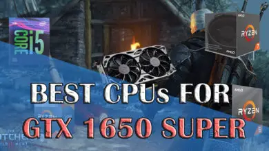 Best CPUs for GTX 1650 Super