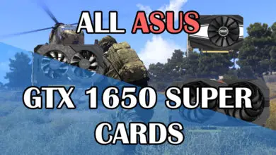 All Asus GTX 1650 Super Cards
