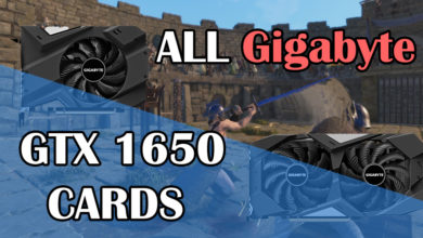 All Gigabyte GTX 1650 Cards