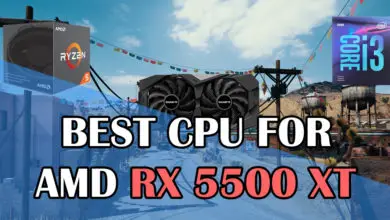 Best CPU for RX 5500 XT