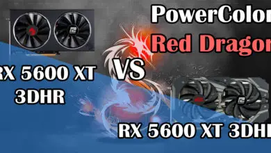 PowerColor Red Dragon RX 5600 XT 3DHR vs 3DHE