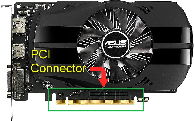 gtx 1050 PCI connector