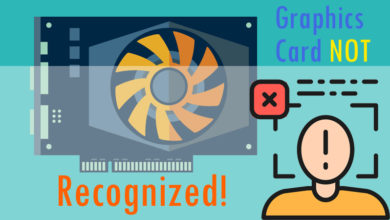 Graphics card not recognized