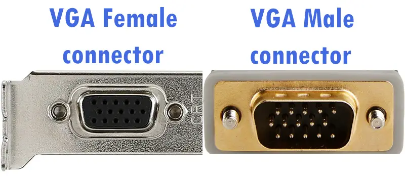  VGA port and connector