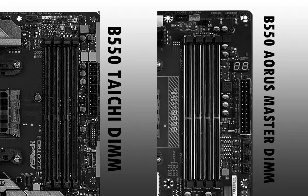 B550 Taichi vs B550 Aorus Master RAM Support