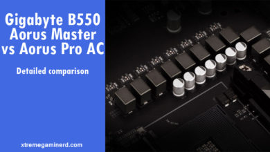 Gigabyte B550 Aorus Master vs Aorus Pro AC