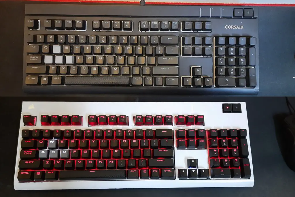 Black vs White keyboard