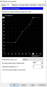 msi afterburner fan