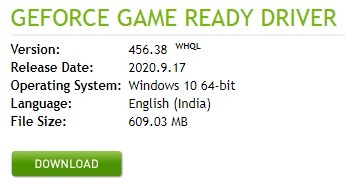 Nvidia Geforce Driver