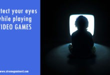 Protect eyes while gaming