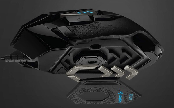 Logitech G502 weight