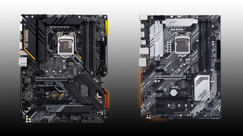 Aesthetics Tuf Z490 Plus vs Prime Z490 P