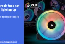 Corsair fans not spinning