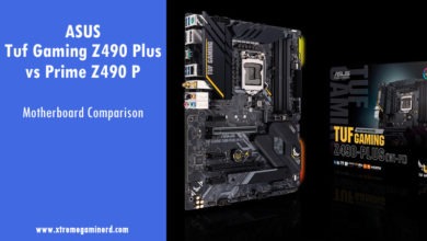 Tuf Gaming Z490 Plus vs Prime Z490 P