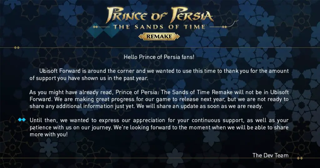 Prince of Persia the sands of time remake