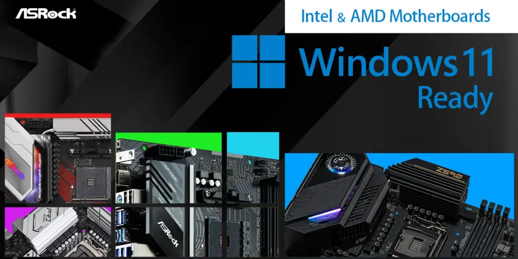 ASRock Windows 11 compatible motherboards