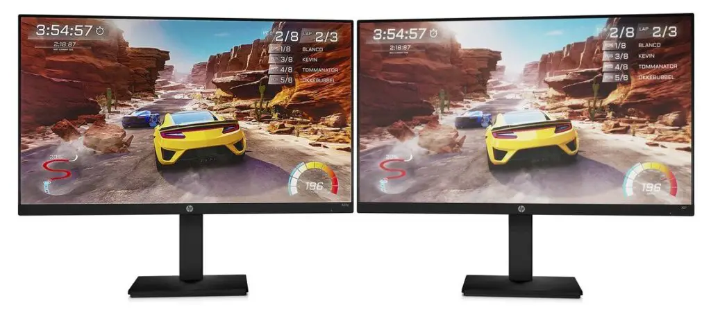 HP 165Hz monitors