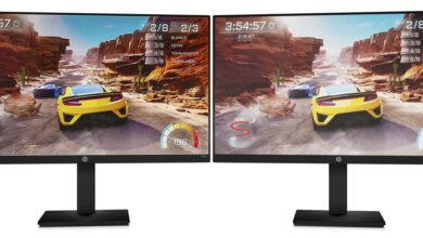 HP 165Hz monitors
