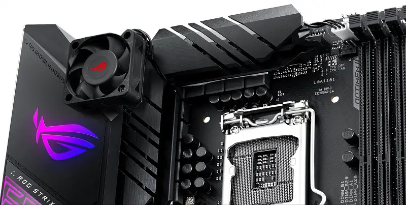 fan on motherboard vrm