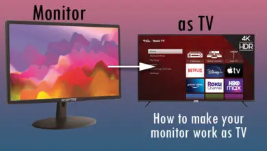 Monitor as TV