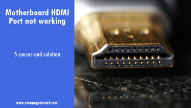 Motherboard HDMI not working