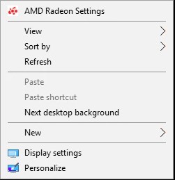 AMD Radeon Settings