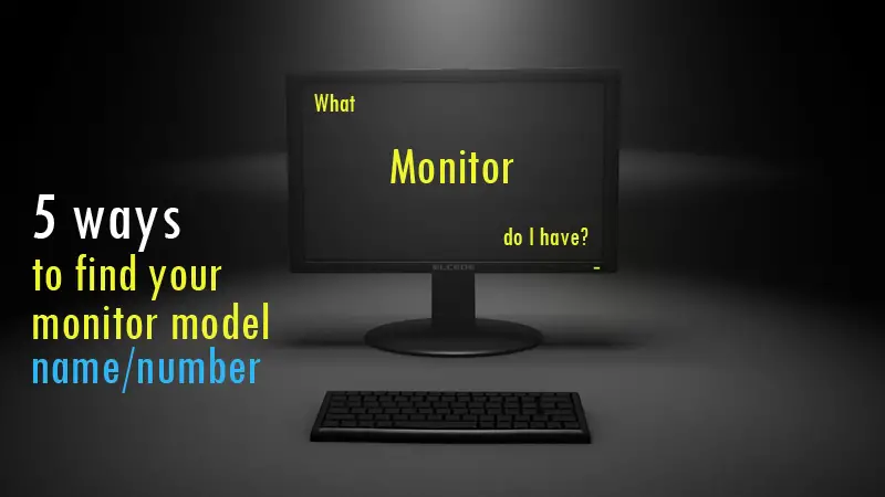 monitor model number