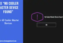 Fix no cooler master device found