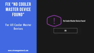 Fix no cooler master device found