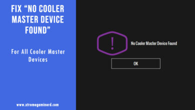 Fix no cooler master device found