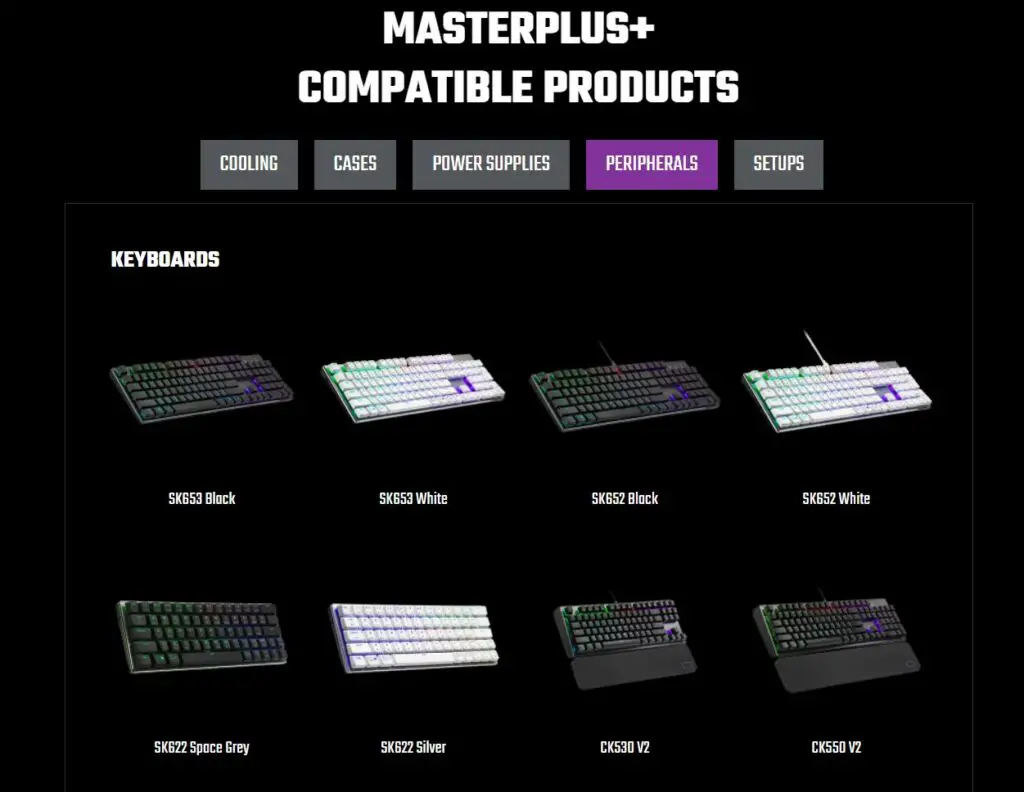 MasterPlus compatible