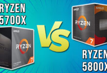 ryzen 5700X vs ryzen 5800X