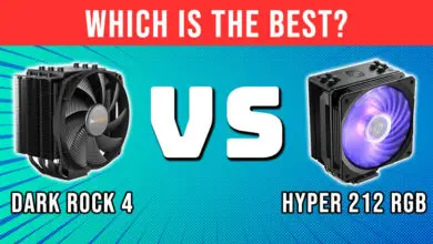 Dark Rock 4 vs Hyper 212 RGB Black