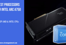 Intel ARC A750 CPUs