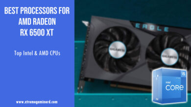 RX 6500 XT best CPUs